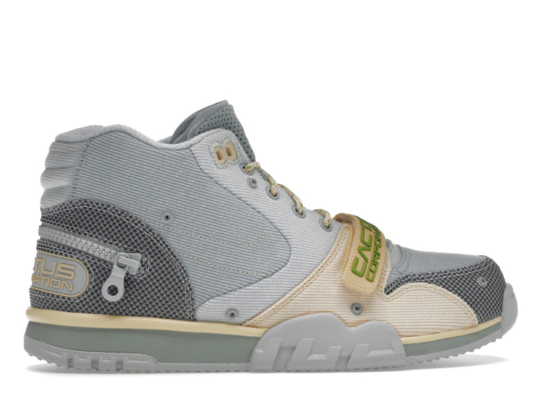 Nike Air Trainer 1 SP Travis Scott Grey Haze - Grey Haze/Olive Aura-Canvas - DR7515-001 - 35