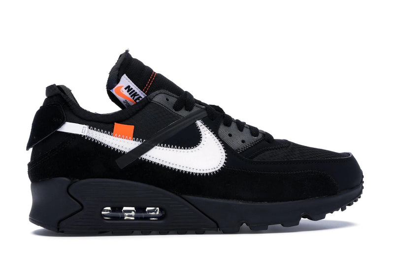 Nike Air Max 90 Off White Black - Black/Black-Cone-White - AA7293-001 - 35