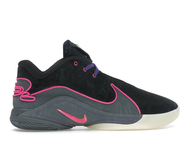 Nike LeBron 22 Blacklight - Black/Laser Fuchsia/Dark Grey/Field Purple/Guava Ice/Vapor Green - FZ1094-001 - 35