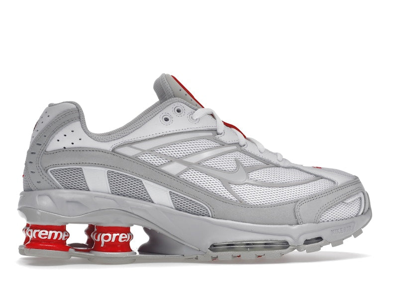 Nike Shox Ride 2 Supreme White Grey Fog - White/Grey Fog-Flat Platinum - DN1615-100 - 35
