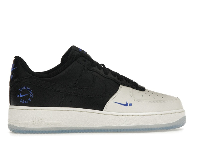 Nike Air Force 1 Low Tinaj - Black/Black-Sail - FQ2103-001 - 35
