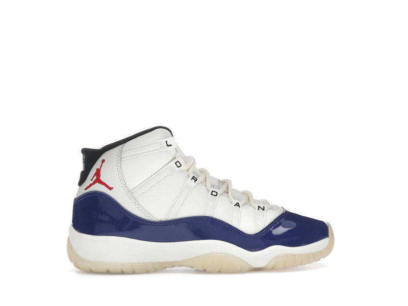Air Jordan 11 Retro Rare Air (GS) - Deep Royal Blue/Fire Red/Sail/Black/Muslin - IH2364-400 - 35