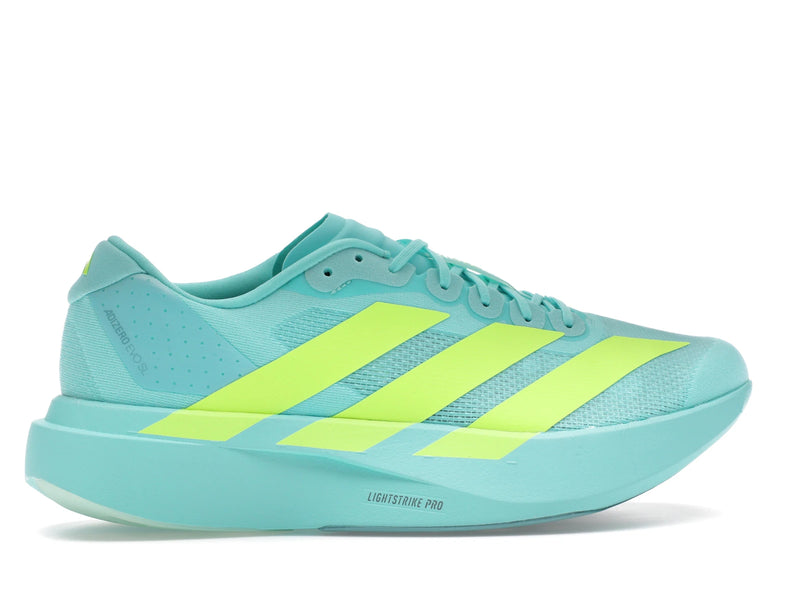 Adidas Adizero Evo SL Flash Aqua Lucid Lemon - Flash Aqua/Lucid Lemon/Mint Ton - JS4506 - 35