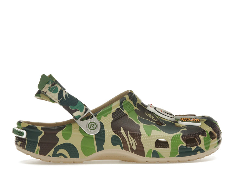 Crocs Classic Clog A Bathing Ape Bape Abc Camo Green - ABC Camo/Green - 209627-212 - 35