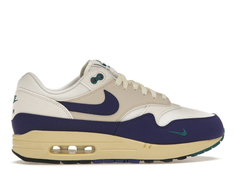 Nike Air Max 1 Athletic Department Deep Royal Blue - White/Fir/Sail/Midnight Navy/Coconut Milk - FQ8048-133 - 35