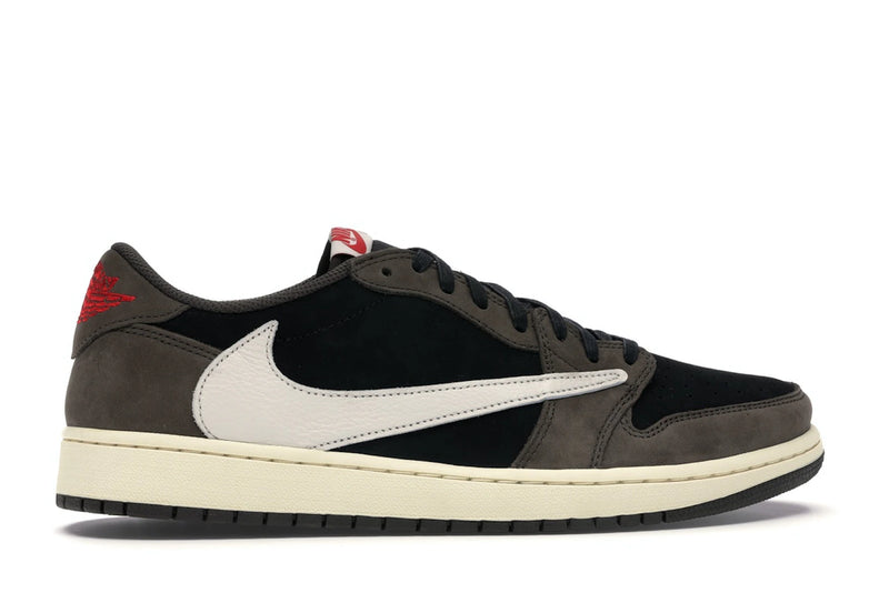 Air Jordan 1 Retro Low Travis Scott - Black/Dark Mocha-University Red-Sail - CQ4277-001 - 35