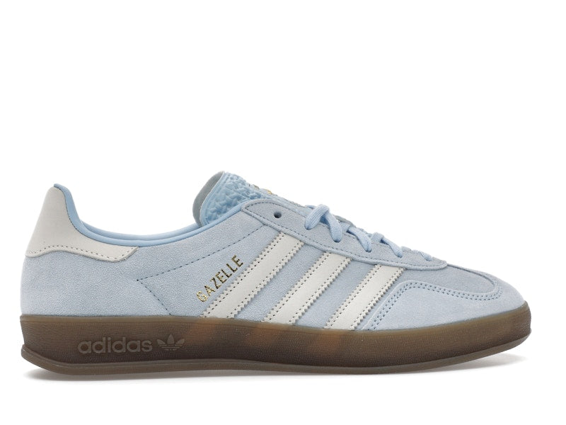 adidas Gazelle Indoor Clear Sky Off White (Women's) - Clear Sky/Off White/Gum - JI2717 - 35
