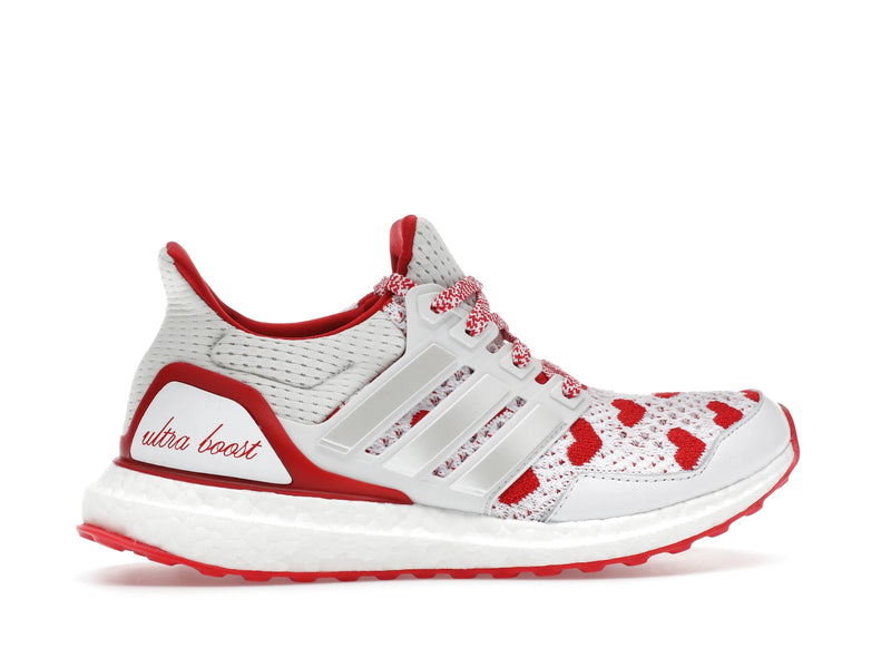 Adidas Ultra Boost 10 Valentines Day - Cloud White/Zero Metallic/Better Scarlet - JR5845 - 35