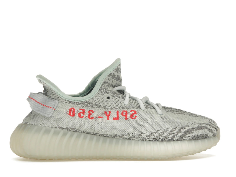 Adidas Yeezy Boost 350 V2 Blue Tint - Blue Tint/Grey Three/High Risk Red - B37571 - 35