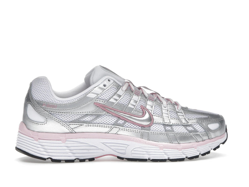 Nike P 6000 White Elemental Pink - White/Elemental Pink/Black/Metallic Silver - BV1021-108 - 35