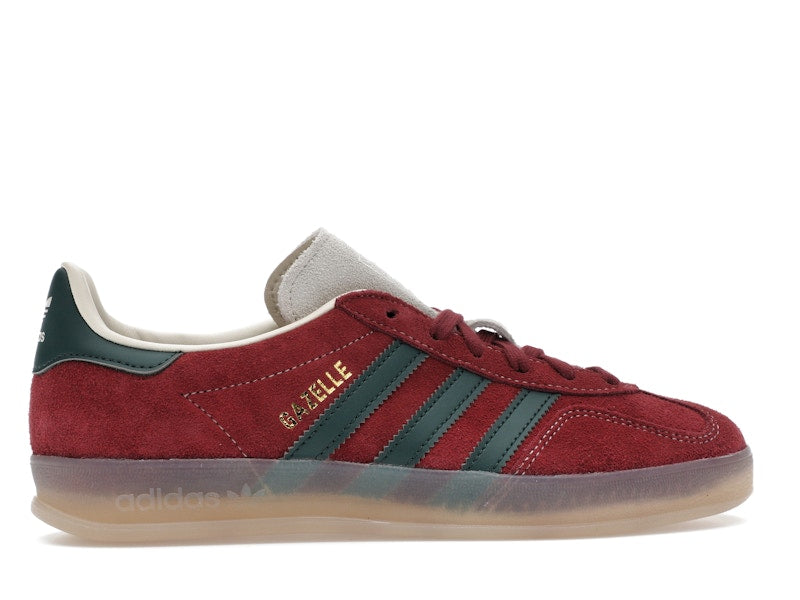 adidas Gazelle Indoor Shadow Red Shadow Green - Shadow Red/Shadow Green/Wonder White - JH5403 - 35