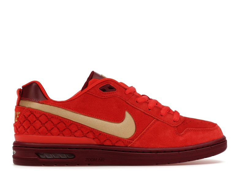 Nike SB Zoom Air Paul Rodriguez 1 Habanero Red All-Star - Habanero Red/Club Gold/Team Red/Habanero Red - IQ5648-600 - 35
