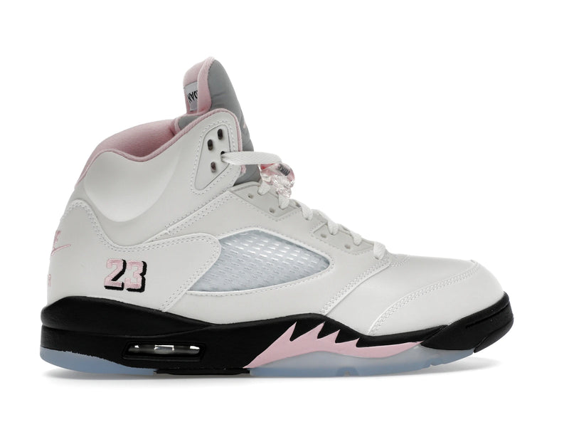 Air Jordan 5 Retro Medium Soft Pink - White/Medium Soft Pink/Black - HQ7978-102 - 35