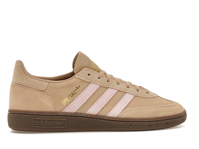 adidas Handball Spezial Warm Sandstone Clear Pink (Women's) - Warm Sandstone/Clear Pink/Gum - JI2651 - 35