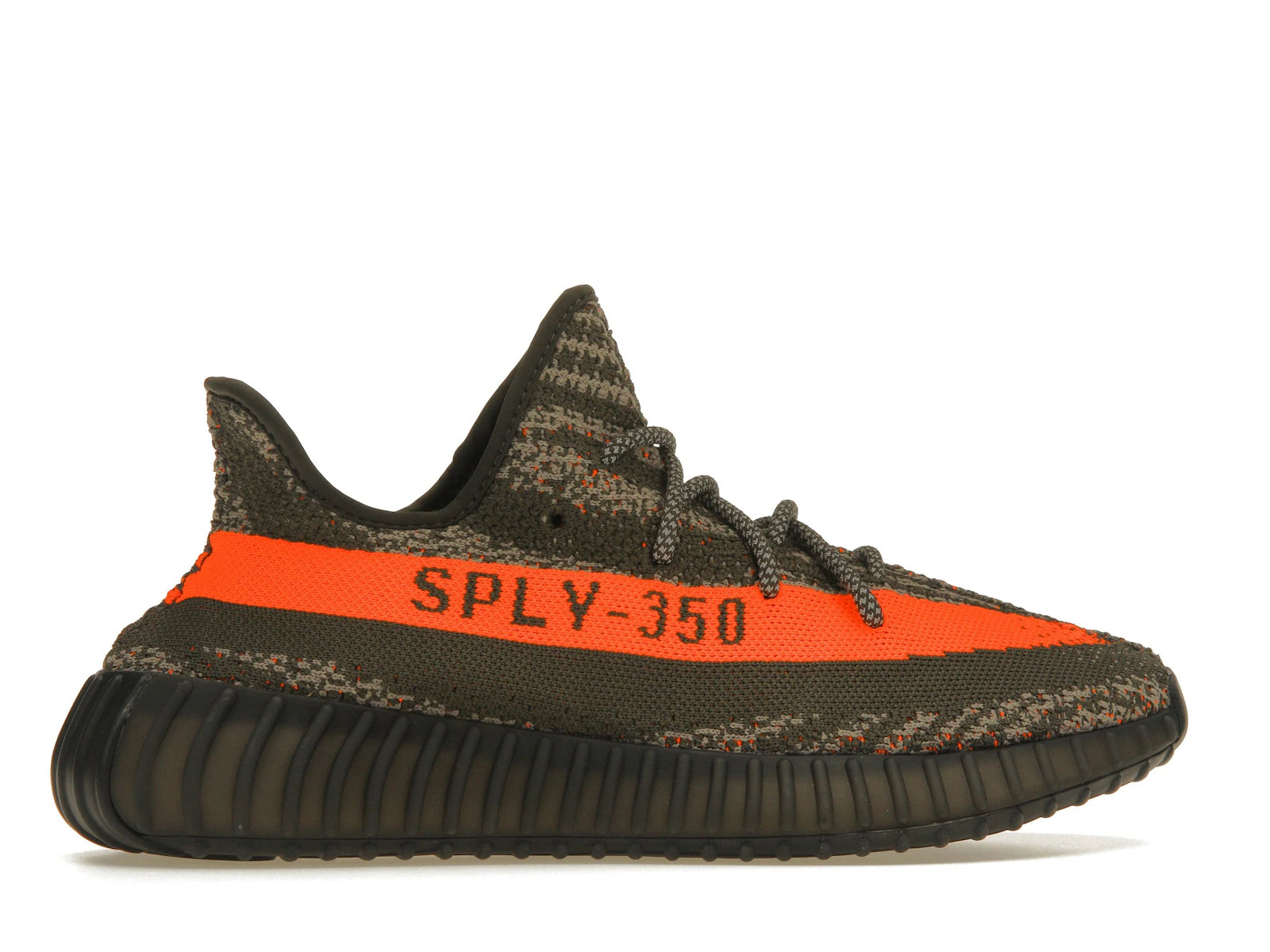 Adidas Yeezy 350 V2 Carbon Beluga - Carbon Beluga/Steeple Grey/Solar Red - HQ7045 - 35