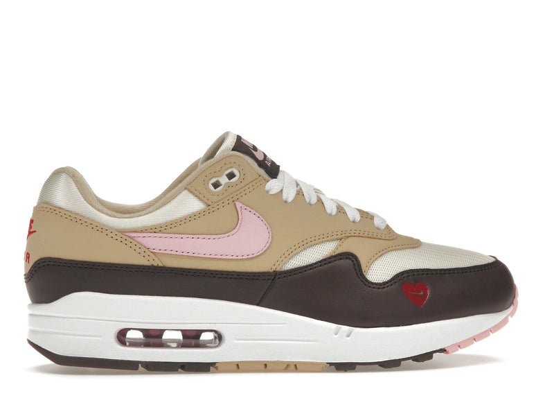 Nike Air Max 1 Valentines Day (2024) - Sail/Light Soft Pink/Coconut Milk/Varsity Red/Baroque Brown - FZ4346-200 - 35