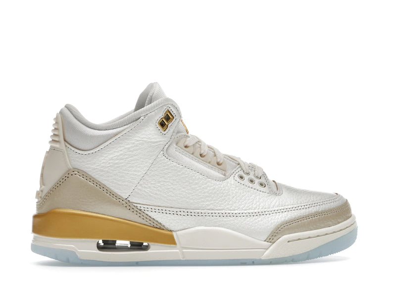 Air Jordan 3 Retro Champagne And Oysters - Sail/Team Gold/Pale Ivory/Metallic Gold/Ice - IB2255-100 - 35