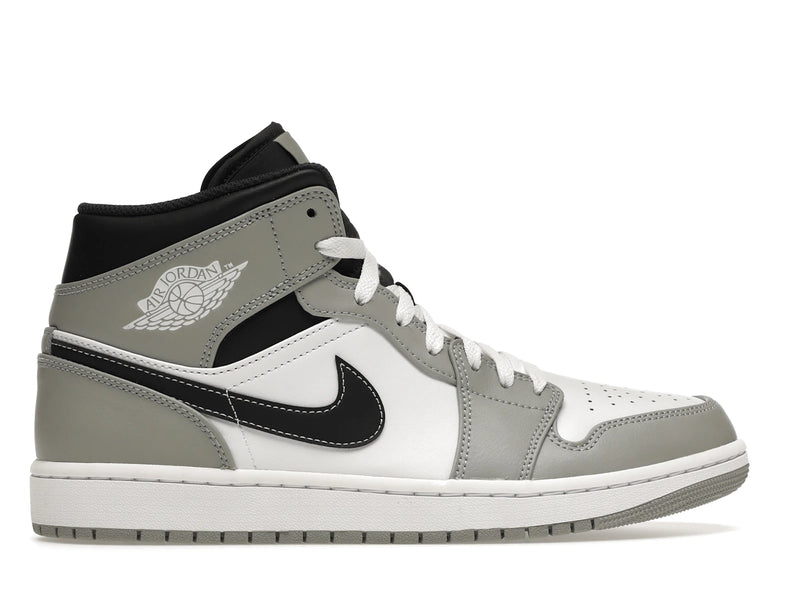 Air Jordan 1 Mid Light Smoke Grey Anthracite - Light Smoke Grey/White/Anthracite - 554724-078 - 35