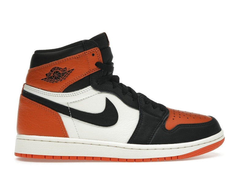 Air Jordan 1 Retro High OG Shattered Backboard (2025) - Black/Black-Sail-Starfish - DZ5485-008 - 35