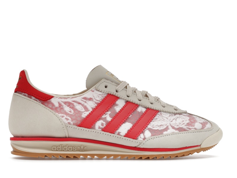 adidas SL 72 OG Liberty London Better Scarlet (Women's) - Footwear White/Crew White/Better Scarlet - JS1311 - 35