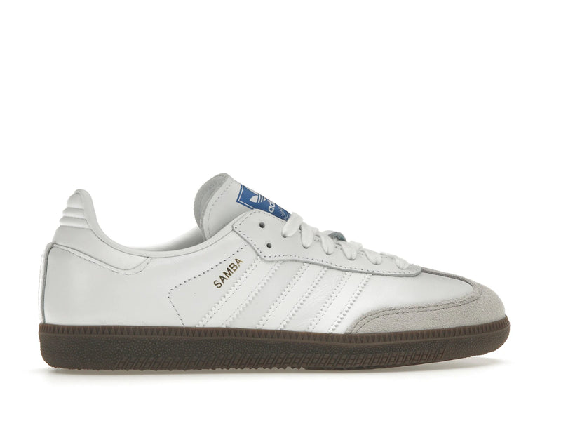 Adidas Samba Cloud White Blue Gum - Cloud White/Cloud White/Gum - IE3439 - 35