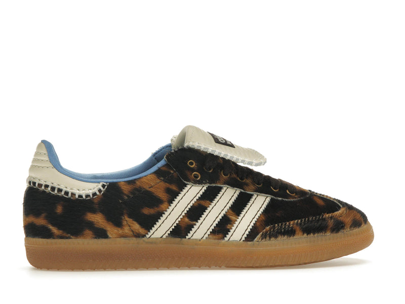 Adidas Samba Pony Wales Bonner Leopard - Dark Brown/Cream White - IE0578 - 35