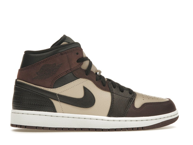 Air Jordan 1 Mid SE Paris Ymca - Velvet Brown/Earth/Sanddrift/Metallic Gold/Summit White - FZ4359-200 - 35