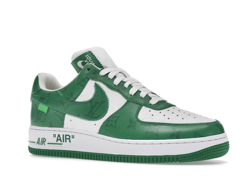 Louis Vuitton Nike Air Force 1 Low By Virgil Abloh White Green - Ansicht 4