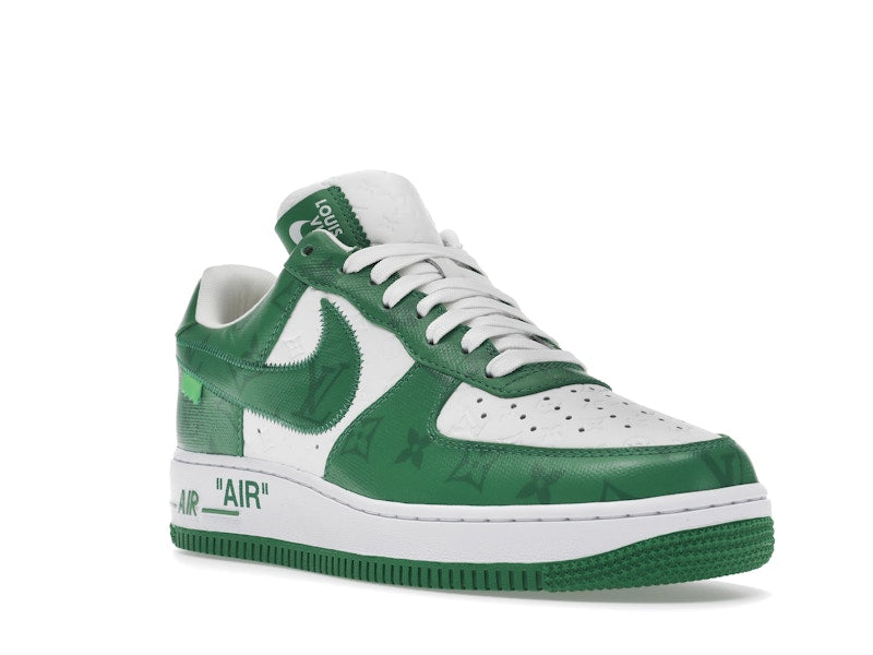 Louis Vuitton Nike Air Force 1 Low By Virgil Abloh White Green - Ansicht 6