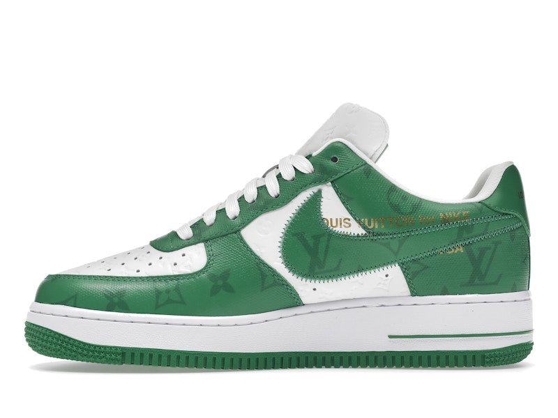 Louis Vuitton Nike Air Force 1 Low By Virgil Abloh White Green - Ansicht 19