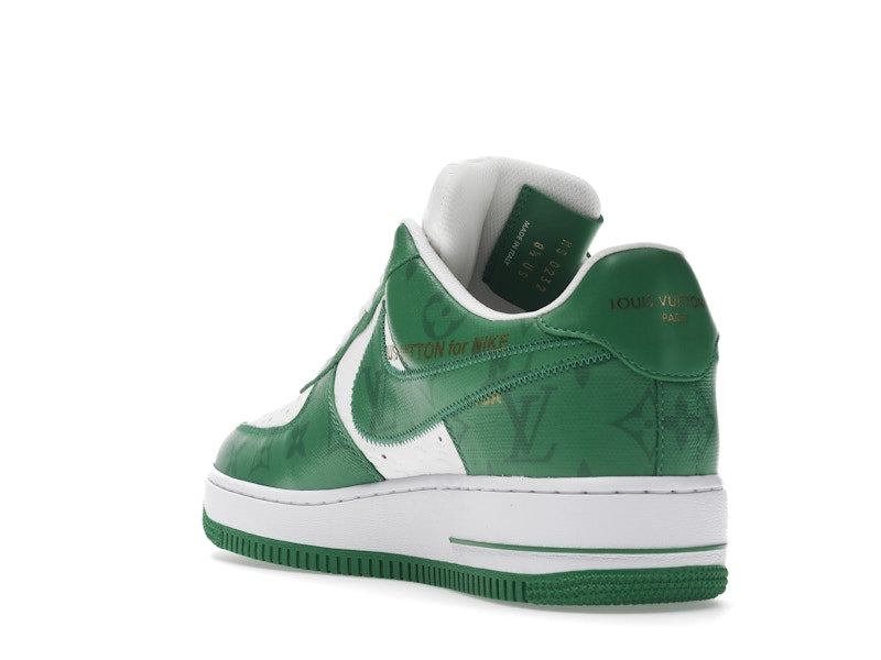 Louis Vuitton Nike Air Force 1 Low By Virgil Abloh White Green - Ansicht 25