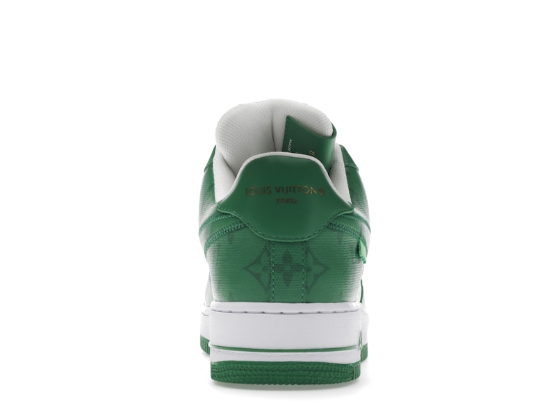 Louis Vuitton Nike Air Force 1 Low By Virgil Abloh White Green - Ansicht 28