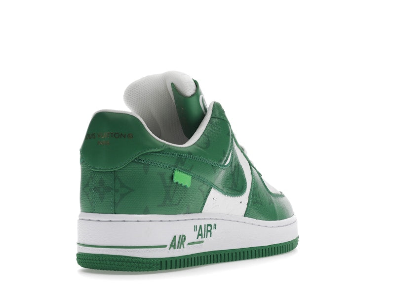Louis Vuitton Nike Air Force 1 Low By Virgil Abloh White Green - Ansicht 31