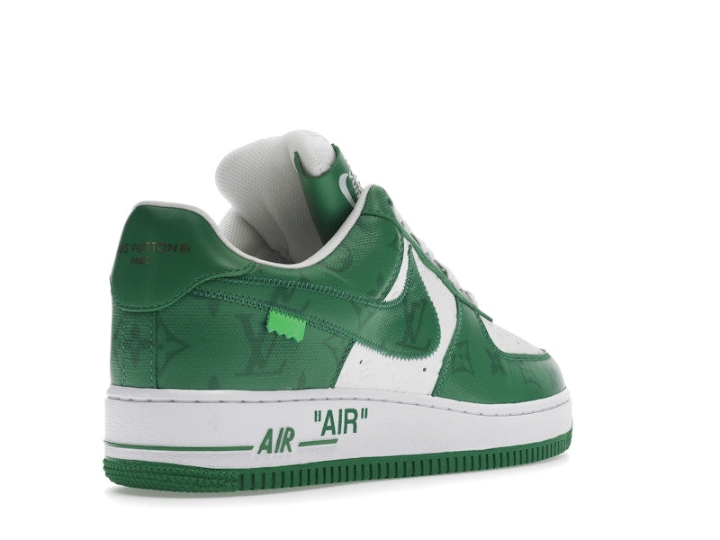 Louis Vuitton Nike Air Force 1 Low By Virgil Abloh White Green - Ansicht 32