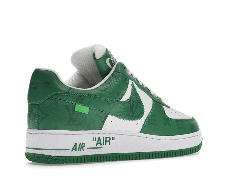 Louis Vuitton Nike Air Force 1 Low By Virgil Abloh White Green - Ansicht 33