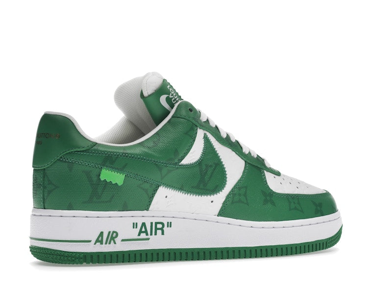 Louis Vuitton Nike Air Force 1 Low By Virgil Abloh White Green - Ansicht 34