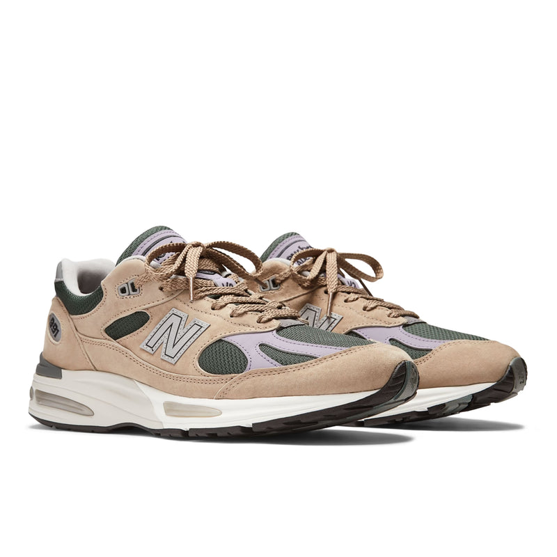 New Balance 991v2 MiUK Essentially Offbeat Pack Cement - view 2
