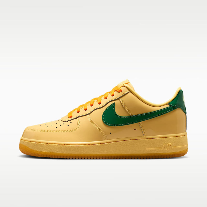 Nike Air Force 1 Low Patent Leather Topaz Gold Pine Green - Ansicht 40