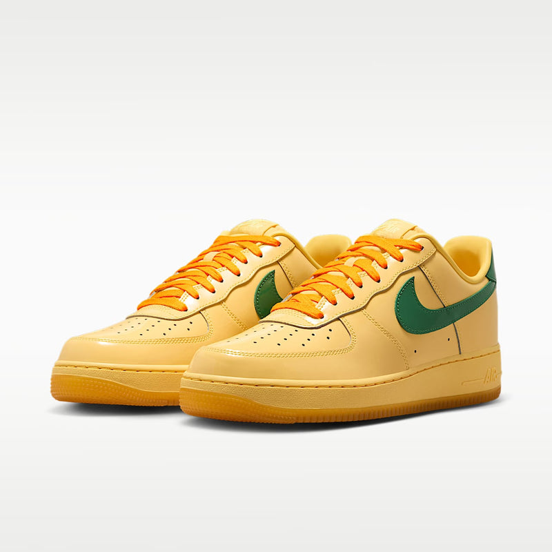 Nike Air Force 1 Low Patent Leather Topaz Gold Pine Green - Ansicht 37