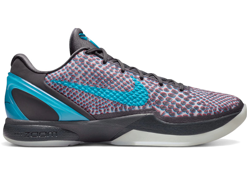 Nike Kobe 6 Protro Asg Hollywood 3d (2026) - Dark Grey/Chlorine Blue/Daring Red - IQ3902-002 - image secondaire gauche