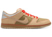 Nike sb dunk low pro som tum   canvas/vachetta tan/parachute beige/bright crimson/legend dark brown/metallic silver   ib6206 701