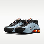 Nike Shox R4 Blue Tint Total Orange Black Metallic Silver (Women's) - view 38