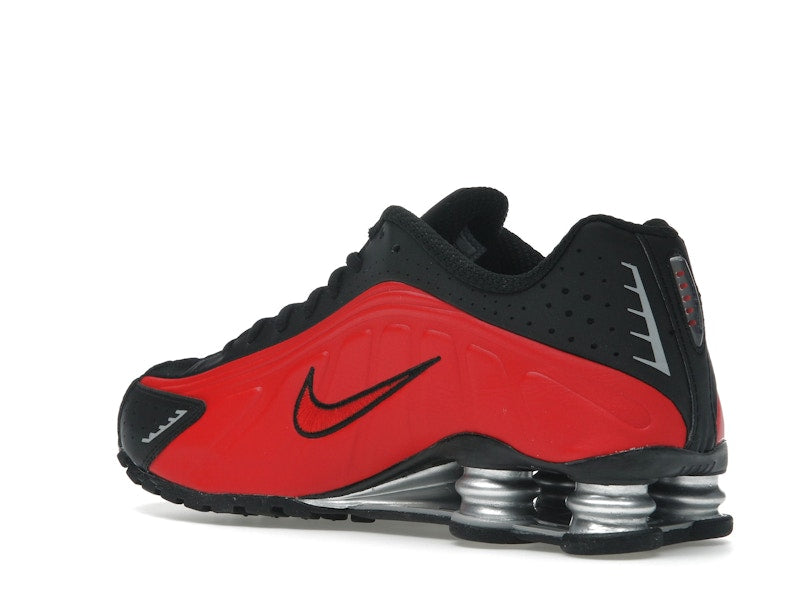 Nike Shox R4 University Red Black Metallic Silver - view 5
