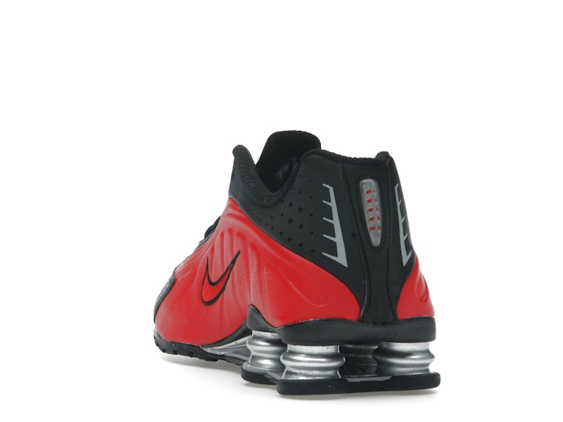 Nike Shox R4 University Red Black Metallic Silver - view 8