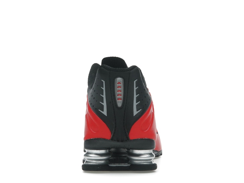 Nike Shox R4 University Red Black Metallic Silver - view 10