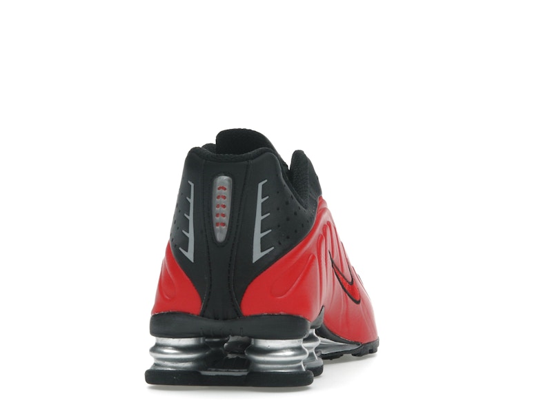 Nike Shox R4 University Red Black Metallic Silver - view 11