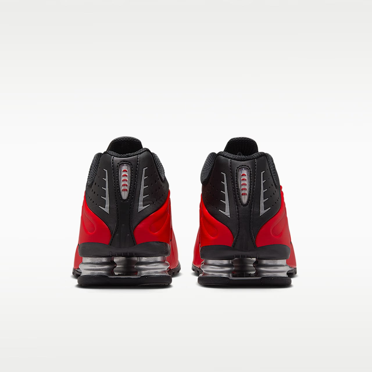 Nike Shox R4 University Red Black Metallic Silver - view 21