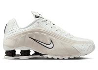 Nike Shox R4 White Black Suede