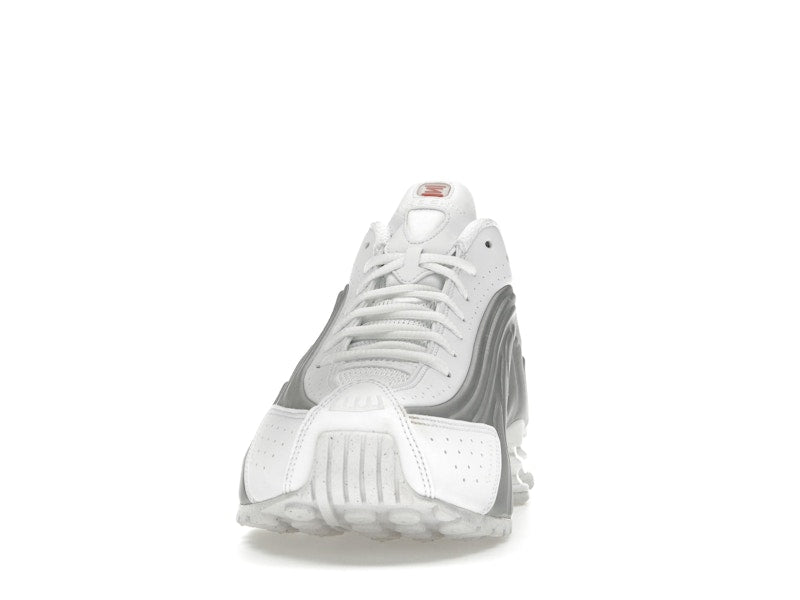 Nike Shox R4 White Bright Crimson Metallic Silver - view 11