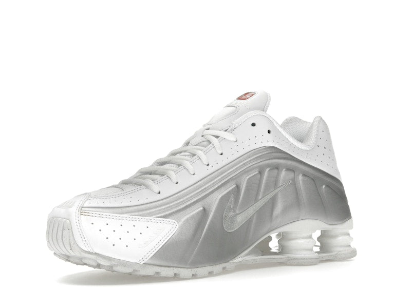 Nike Shox R4 White Bright Crimson Metallic Silver - view 15